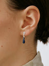 OLIO E ACETO Sterling Silver/Lapis Lazuli/Red Snakeskin Jade Morning Dew Earrings OLIO-OA13E07-LY Blue/Silver (OA13E06)